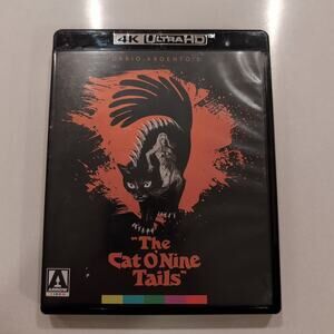 The Cat O' Nine Tails 1971 Arrow Video Limited Edition 4K UHD Dario Argentos